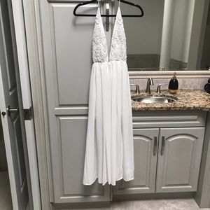 Sabo skirt White maxi dress